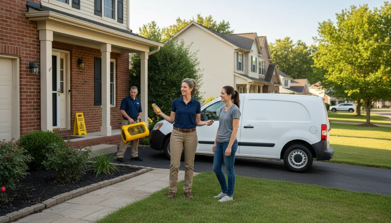 Water restoration image for Water Damage & Restoration Services in Pine Lake, GA